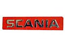 PLACA SCANIA VERM.-CROM. P- GRADE NOVA SC112 da marca Scania - Códigos: 233306-1